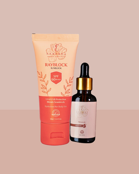 Glow & Protect Duo – Sunscreen + Vitamin C Bundle